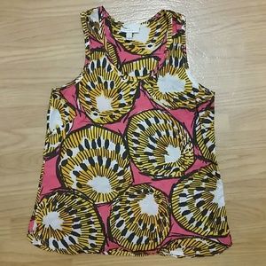 J crew cotton sleeveless top